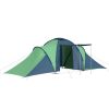 Camping Tent 6 Persons Blue and Green