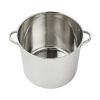 Stainless Steel 20-Quart Stock Pot with Glass Lid