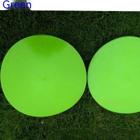 Football Landmark Pad Flat Sign Disc Game Target Soft (Option: Green-23CM)