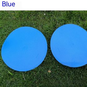 Football Landmark Pad Flat Sign Disc Game Target Soft (Option: Blue-23CM)