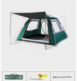 Foldable Automatic Thickening Sunscreen Wild Picnic Home Full Set Camping Tent (Option: Vinyl style-5 Style)