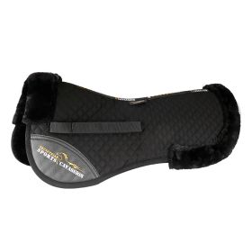 Riding Shock Absorption Balance Wool Pad (Color: Black)