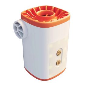 Outdoor camping supplies inflatable pump portable mini electric pump high-power portable inflatable pump (Select: Inflatable Pumps-orange)