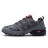 Men's comfortable sneakers wear shoes walking shoes mesh material men's hiking shoes non-slip outdoor sports shoes