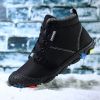 Winter Kids Shoes Running Shoes Waterproof Hiking Shoes Plus Fur Warm Sport Boys Non-slip Sneakers Outdoor Climbing Trainers