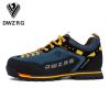 DWZRG Waterproof Hiking Shoes Mountain Climbing Shoes Outdoor Hiking Boots Trekking Sport Sneakers Men Hunting Trekking