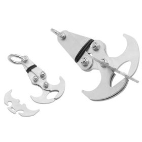 Climbing Heavy Claw Climbing Hook (Option: Stainless Steel-Small Size)