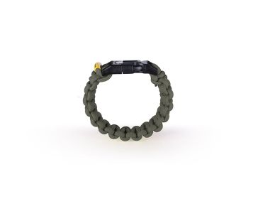 Kodiak Survival Paracord Bracelet (Color: OD Green, size: small)